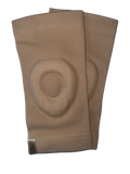 PolEssentials Sleeve Gel Knee Pads in light beige, for stretching and pole dancing