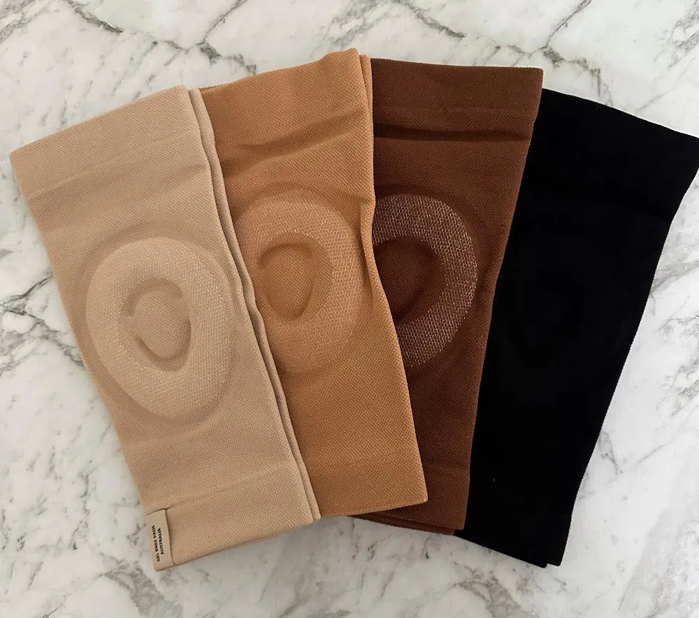 PolEssentials Sleeve Gel Knee Pads in 5 colors and 4 sizes for pole dancing