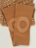 PolEssentials Sleeve Gel Knee Pads in tan, for pole dancing and twerk dance